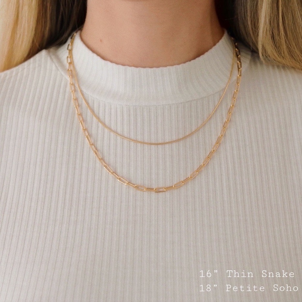 Petite Soho Chain | 18k Gold Filled - Picture 4 of 8